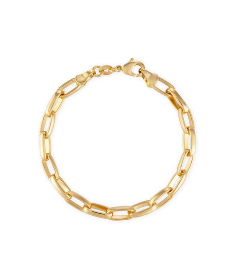 Oval Link Bracelet - Gold